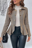 Chic Button-Front Blazer