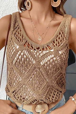 Crochet Knit Tank Top