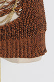 Textured Tank with Chain Detail