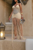 Fringe Detail Casual Dress