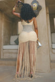 Fringe Detail Casual Dress