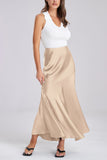 Elegant High-Waist Maxi Skirt