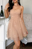 Sparkling Starry Casual Mini Dress