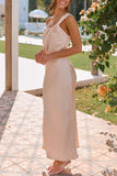 One-Shoulder Casual Maxi Dress