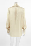 Chic Cut-Out Collar Blouse
