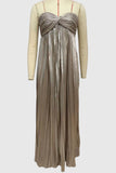 Elegant Strapless Evening Gown