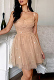 Sparkling Tulle Casual Dress