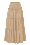 Tiered Smocked Maxi Skirt