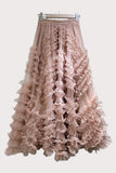 Ruffle Tiered Maxi Skirt