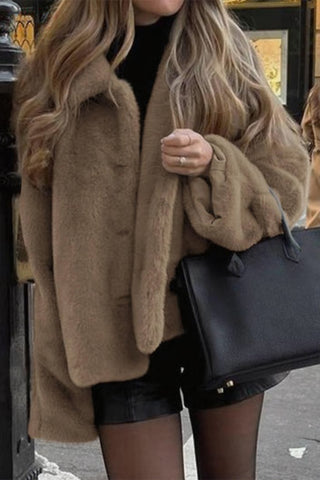 Chic Button-Front Short Jacket