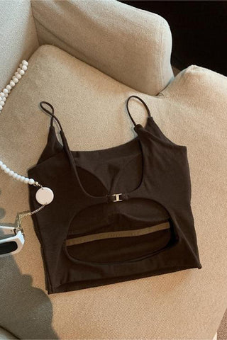 Stylish Cutout Tank Top