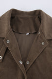 Cropped Button Jacket
