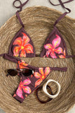 Floral Triangle Bikini Set