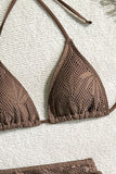 Stylish Bikini Set with Skirt Cover-up