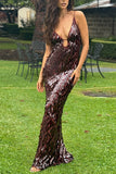 Sequin Evening Gown