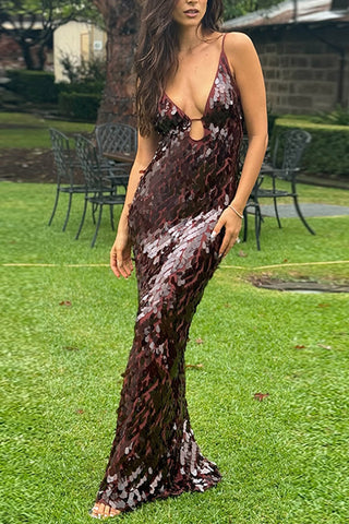 Sequin Evening Gown