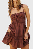 Ruffle Trim Summer Cami Dress