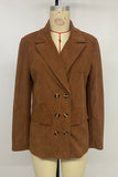 Tailored Button-Up Corduroy Blazer