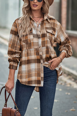 Casual Plaid Long Sleeve Shirt