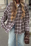 Classic Plaid Button-Up Shirt