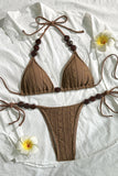 Elegant Halter Bikini Set
