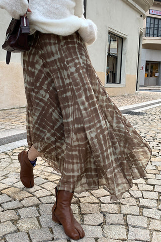 Flowing Tie-Dye Skirt