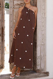 Polka Dot Sleeveless Casual Dress