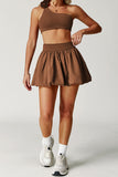 Playful Bubble Hem Mini Skirt