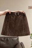Mini Skirt with Stitch Detail
