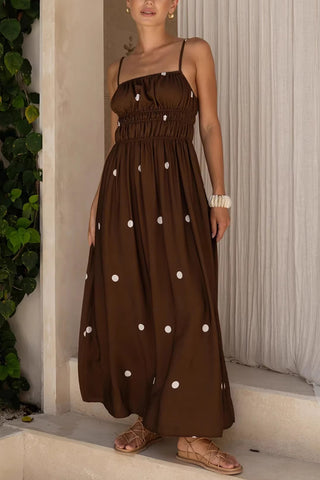 Polka Dot Maxi Dress