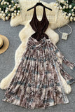 Halter Maxi Casual Dress