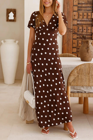 Polka Dot Maxi Dress