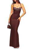 Leopard Print Casual Maxi Dress
