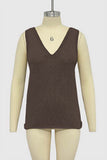 V-Neck Sleeveless Tank Top