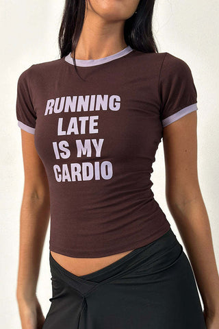 Statement Tee with Bold Lettering