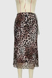 Animal Print Maxi Skirt