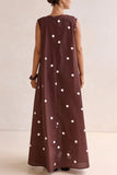 Polka Dot Maxi Dress