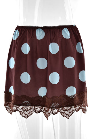 Polka Dot Mini Skirt