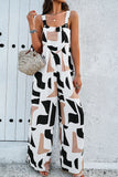 Abstract Print Wide-Leg Jumpsuit