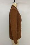 Tailored Button-Up Corduroy Blazer