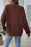 Pearl Accented V-Neck Sweater