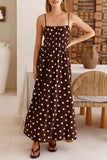 Polka Dot One-Shoulder Dress