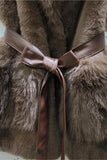 Plush Tie-Front Vest