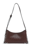 Sleek Eyelet Shoulder Bag