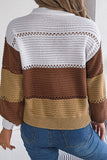 Button-Accent Knit Sweater