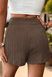 Wrap-Front Skort with Bow Accent