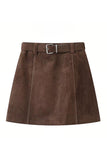 Mini Skirt with Stitch Detail