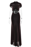 Elegant Cutout Evening Gown