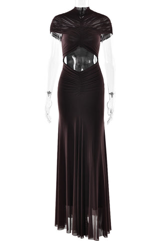 Elegant Cutout Evening Gown
