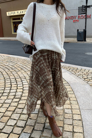 Flowing Tie-Dye Skirt